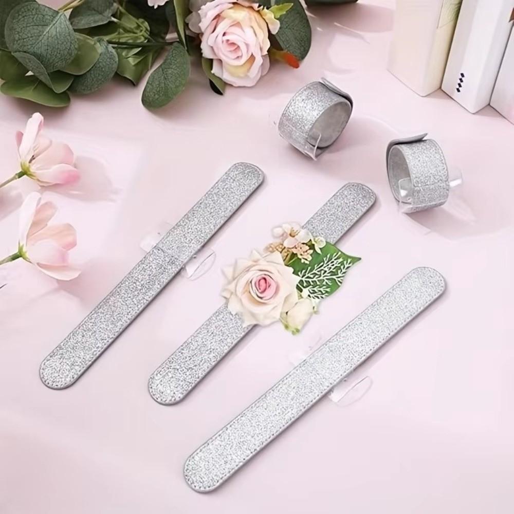 2 шт. DIY Браслеты-бутоньерки на запястье Многофункциональная лента-бутоньерка на запястье Цветочная бутоньерка Помолвка