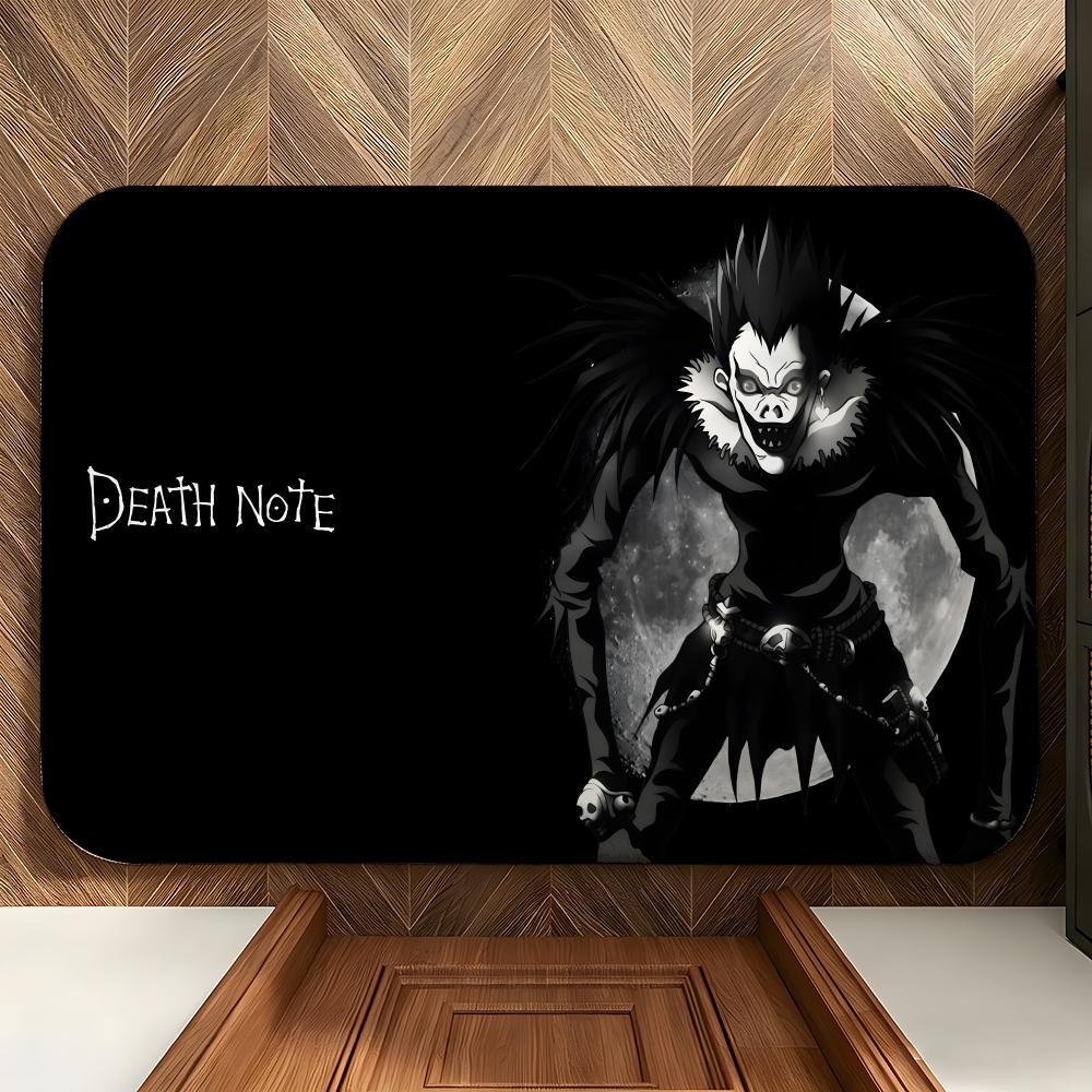 Аниме D-Death N-Note Коврик для пола Мягкий фланелевый коврик для пола Подходит для прихожих, гостиных, спален и ванных комнат