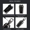 Чехол-брелок из цинкового сплава для автомобильного ключа Geely Okavango Coolray Atlas Monjaro Tugella Emgrand GT S Proton X50 X70 Держатель для пульта