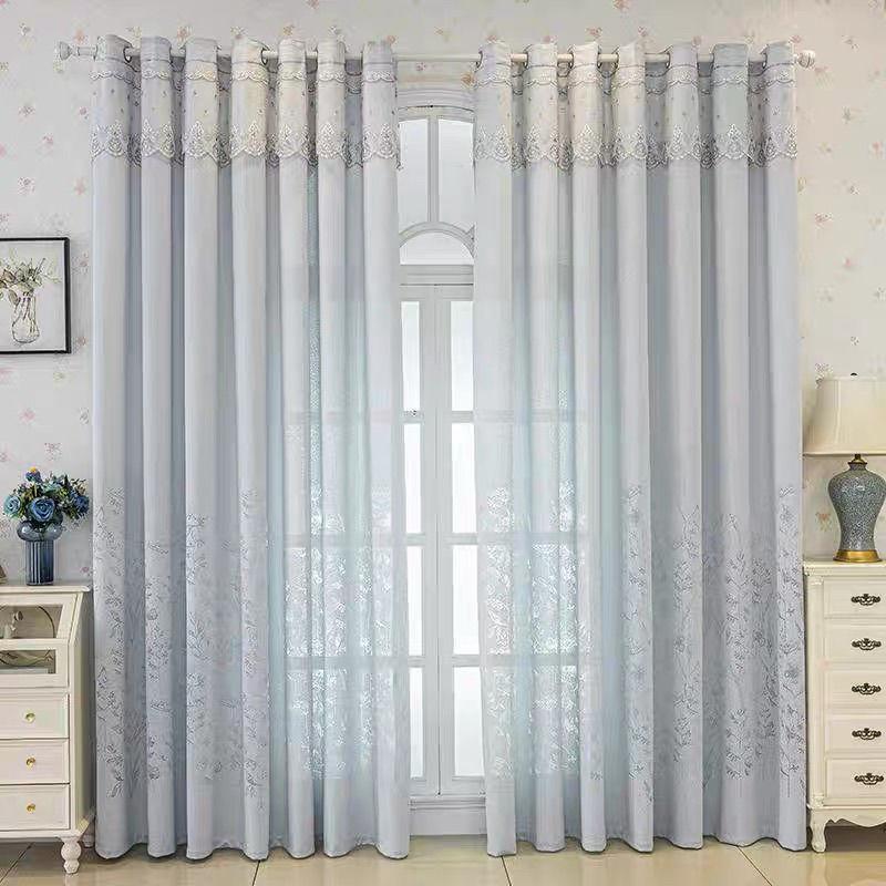 Полузатемняющие шторы, модные, с узором из виноградных листьев, тисненые, европейский, простой, элегантный, романтический, прочный, для декора гостиной