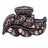 Champion Leaf Shape Hair Claw Fashion Rhinestone Hair Clips Accessories for Women and Girls Rhinestone Hair Wear 9cm Long