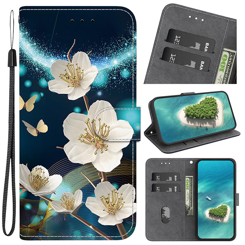 Чехол-книжка с подставкой для Honor Play 60 Plus 9T 5G 200 Smart 200 400 Lite 200 Pro 5G, чехол-кошелек с рисунком