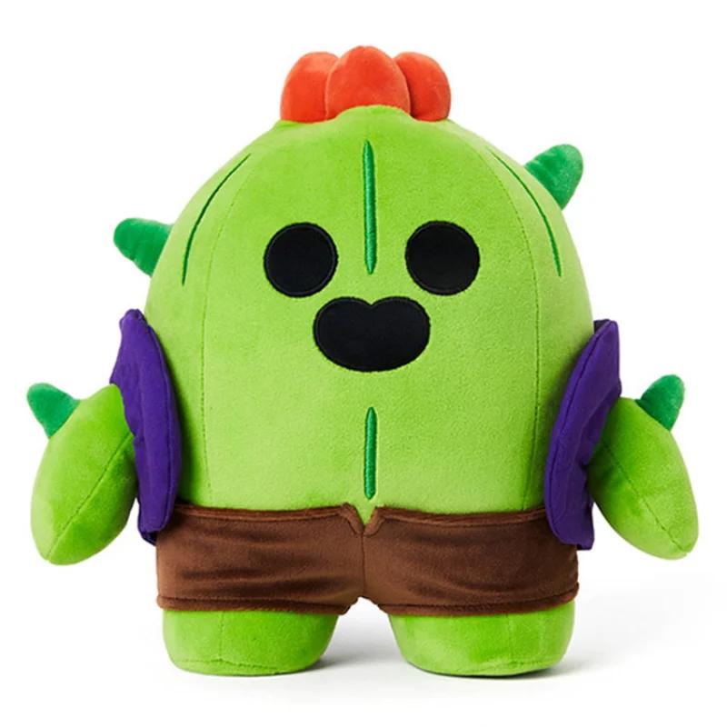 Brawl Stars Poco Spike E Primo Clot Короткая плюшевая кукла, игровая фигурка, Коллекционная модель, орнамент, гаражный комплект, игрушки, подарок