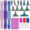 SENHAI Ручка для алмазной живописи 24 штуки Ручки для алмазной живописи с цветными металлическими наконечниками и резьбовыми наконечниками для 5D алмазной живописи Аксессуары Инструменты для DIY