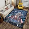 Dragon Warrior Fantasy Design suitable as a non-slip mat for the living room or bedroom sofa