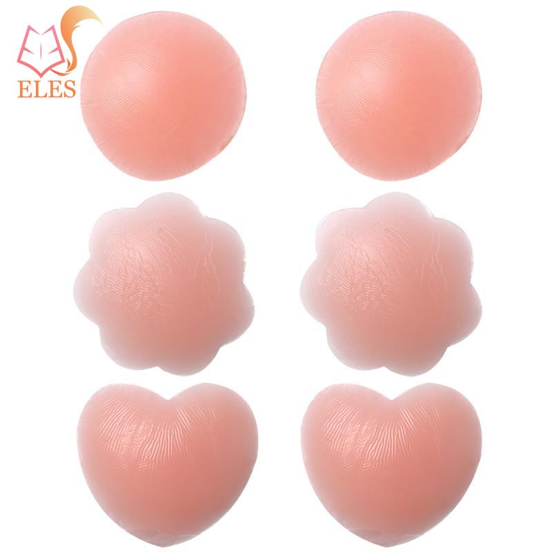 Silicone Breast Nnipple Covering Bra Natural Color One Size Nipple Sticker Underwear