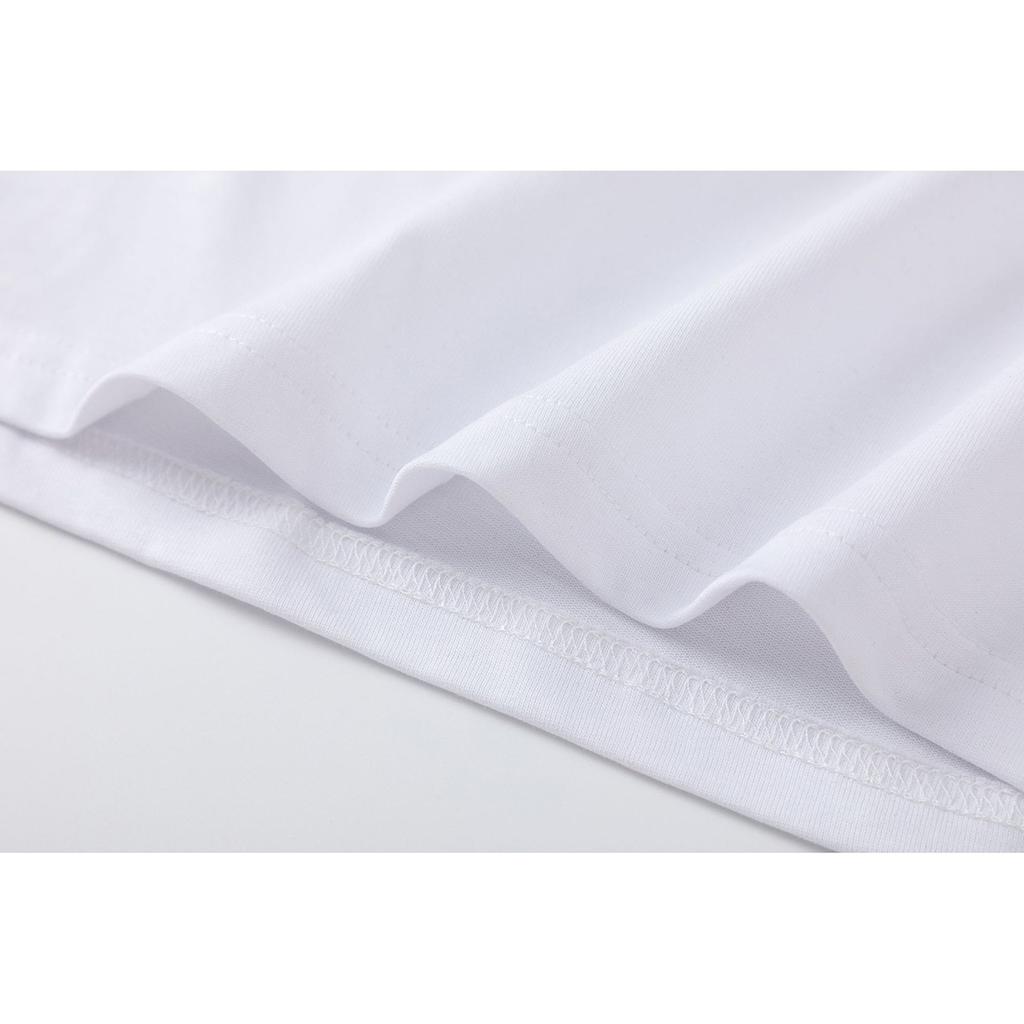 9052 Off-White New Hand Drawn Letter Pattern Round Neck Pullover Short Sleeved Men's and Women's T-shirts for Spring and Summer 2025