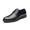 Spring Leather Shoes Men's Formal Best Man Large Size Shoes Versatile Casual Wedding Shoes Comfortable Soft Sole Work Shoes