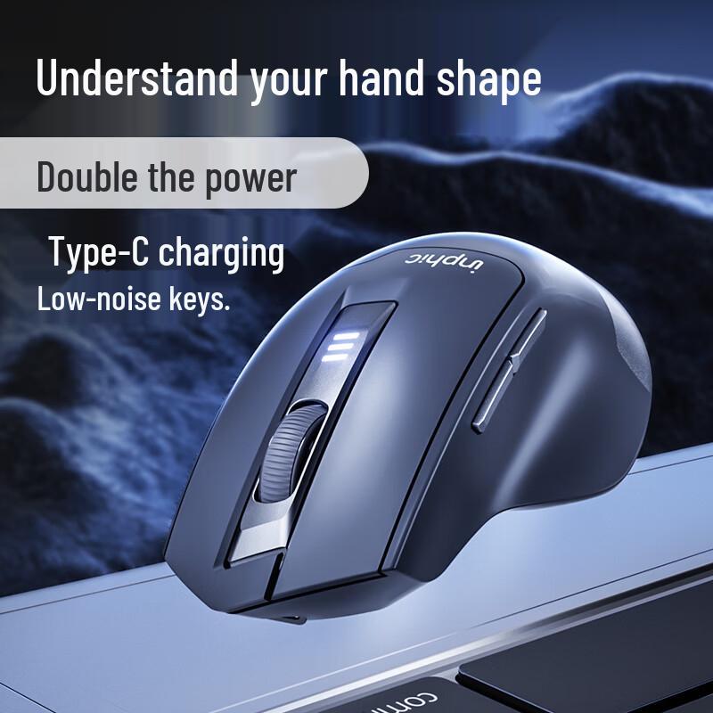 INPHIC M9 Rechargeable Wireless Silent Ergonomic Mouse