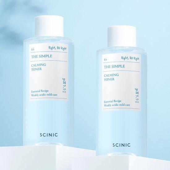 Scinic Успокаивающий тонер двойного действия (300мл+300мл)
