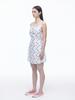Dilettantism Heart Cowl Backless Dress (Wh)