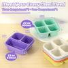 7 Pack Reusable Stackable Bento Lunch Box Set for Kids and Adults, Sturdy and Easy-to-Clean Meal Prep Containers Snack Boxes