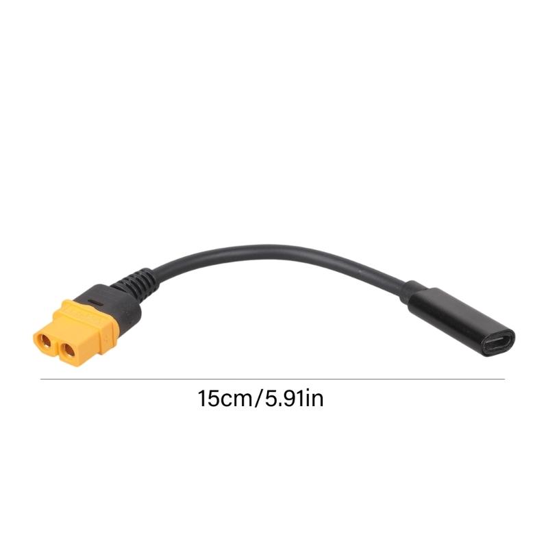 Высокомощный USB C на XT60 Female Конвертер Кабель 100 Вт Для Аккумуляторов И Хранения Энергии