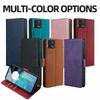 Чехол-книжка из кожи для мобильного телефона Motorola G82 G72 G62 G52 G52J II Moto G42 G32 G22 с магнитной застежкой и защитой от RFID