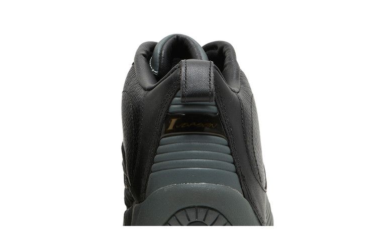 Мужские кроссовки Reebok Answer IV Черно-серые (2017) Черный/Серо-заклепочный-Отличный красный