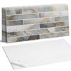 PVC Tiles With Motif Easy Decoration For Dining Room Elegant Marble Pattern 6x60x30 cm