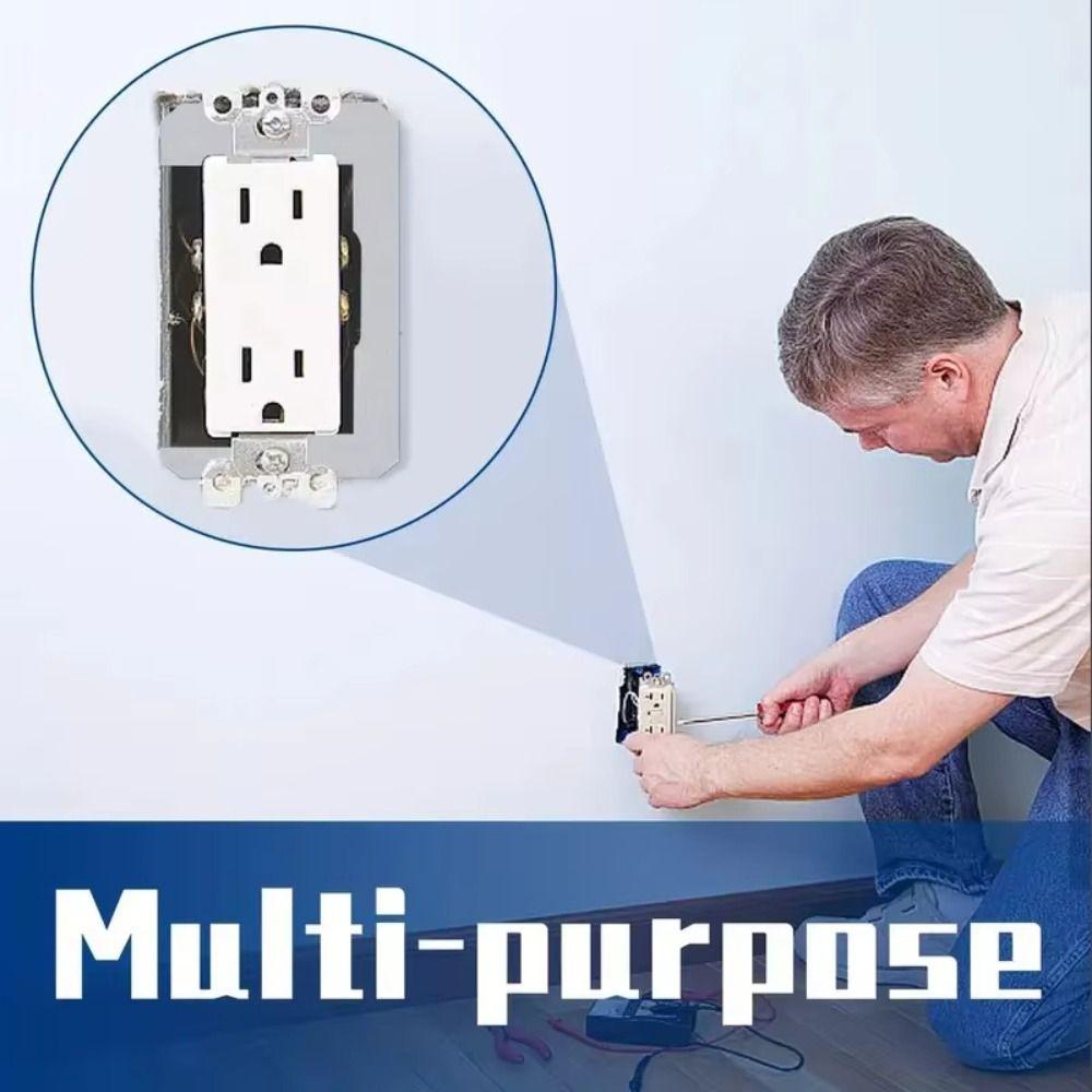 10 шт. безопасные распорки для розеток, прокладки, выравниватель, нержавеющие электрические распорки для розеток, электрик