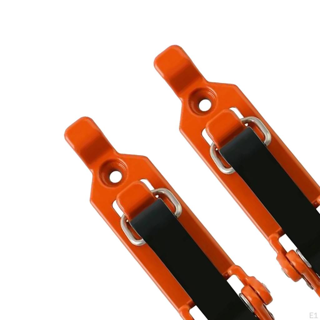 2 Pcs Roof Rack Shovel Holder Rubber Clamp Lightweight Car Accessories Ax Fixed Hammer