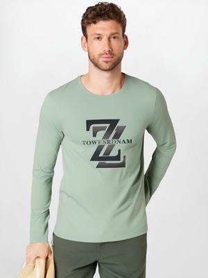 Футболка с узором Double Z большого размера для мужчин с длинными рукавами из чистого хлопка, повседневный мужской свитер S-5XL