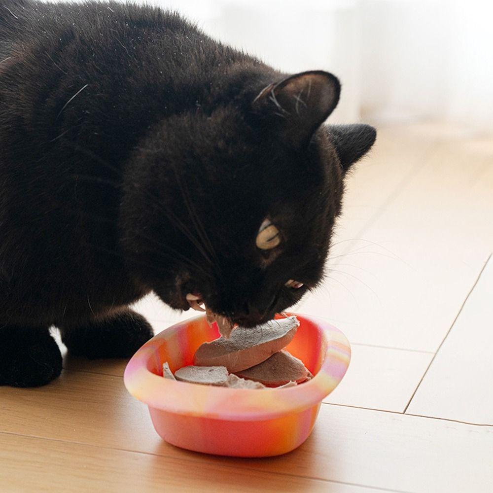 Silicone Pet Slow Food Bowl Multiple Colors Non-slip Pet Licking Pad Anti Overturning Anti Chok Pet Bowl for Dogs and Cats