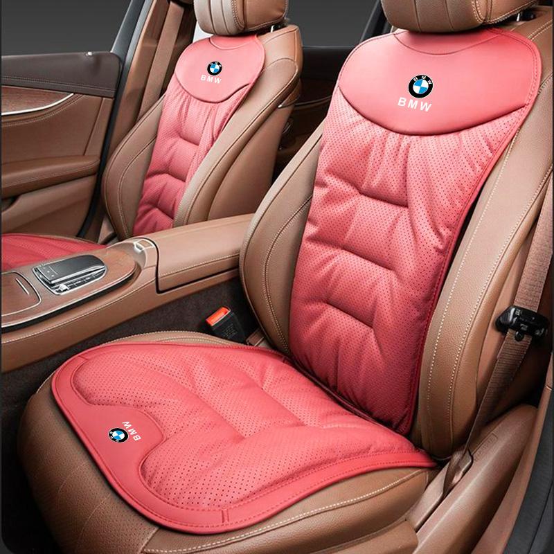 FNBA6 Luxury Car Breathable Cushion Soft Backrest Mat Seat Pad Cover For BMW 50th X5 X6 F30 E60 F20 E46 E90 F10 G10 G20 F16 5 7 Series