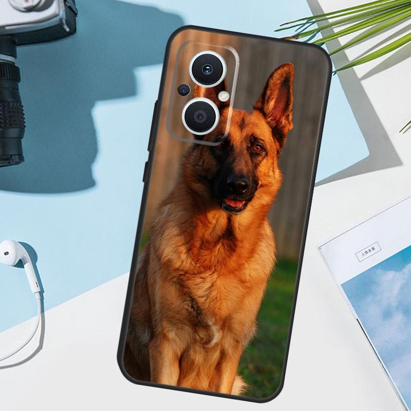 Чехол с изображением немецкой овчарки для OPPO Reno 14F 13F 12F 11 F 10 12 13 14 Pro 7 8 Lite OPPO Find X9 X8 X6 X5 Pro
