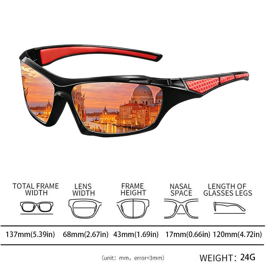 5PCS Classic Color Splicing Eyewear Men Women Driving Fishing Sports Sunglasses Hiking Mountaineering Fashion Sport Sun Glasses