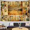 Egyptian Mythology Decorative Tapestry Mandala Bohemian Hippie Wall Tapestry Sphinx Landscape Room Bedroom Wall Decor Tapestr