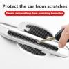 4/8 шт. Защитные наклейки от царапин на ручки дверей автомобиля для Mitsubishi Lancer ASX Outlander Delica Ralliart Competition Evolution