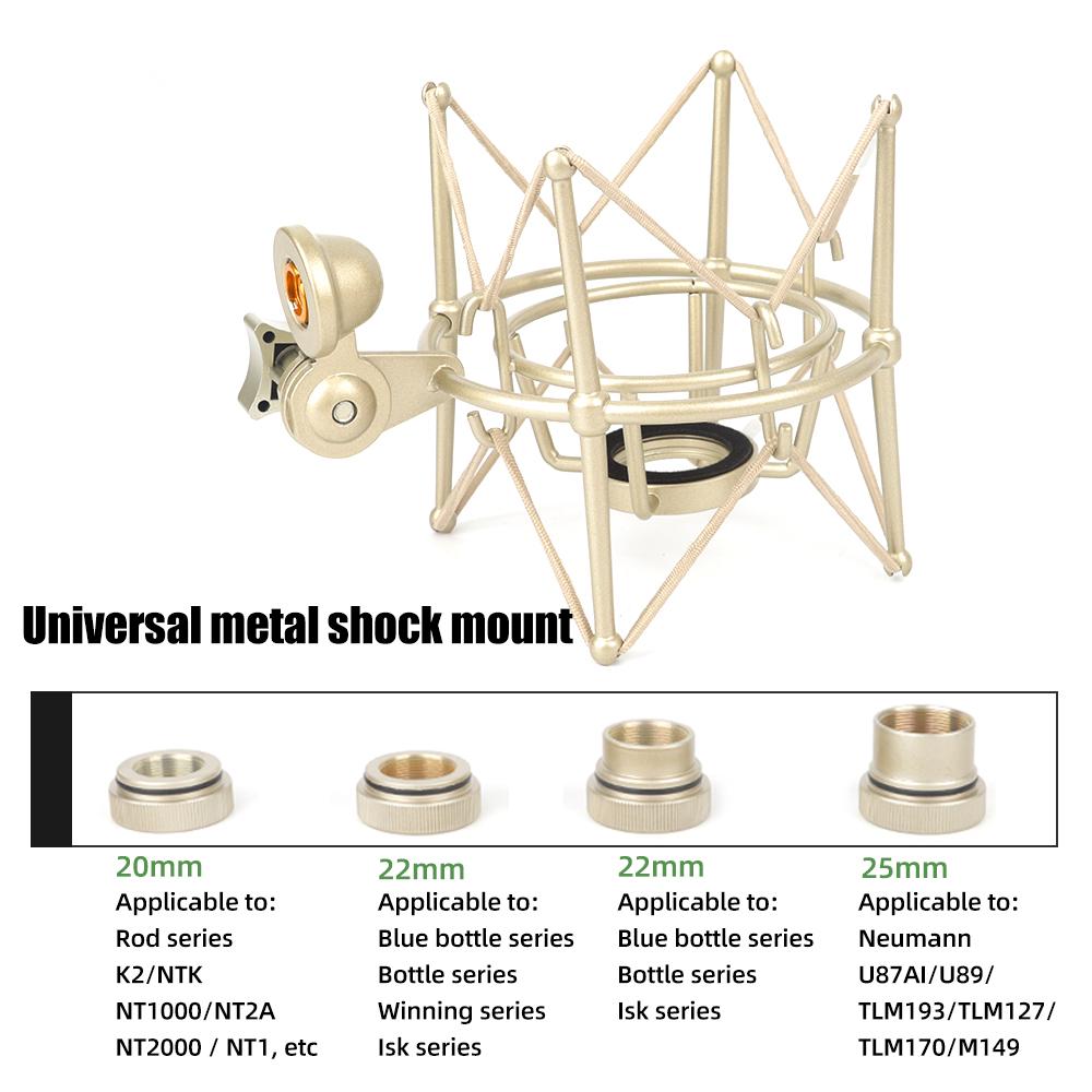 RTS Professional M25 Metal Broadcasting Microphone Shock Mount for 103 Recording Microphone