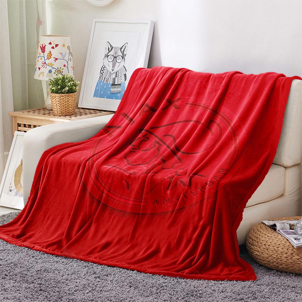1PC AFC Ajax Patterned Flannel Blanket Suitable For All Seasons for Home Decor Warmth and Comfort Gifts Holiday Present