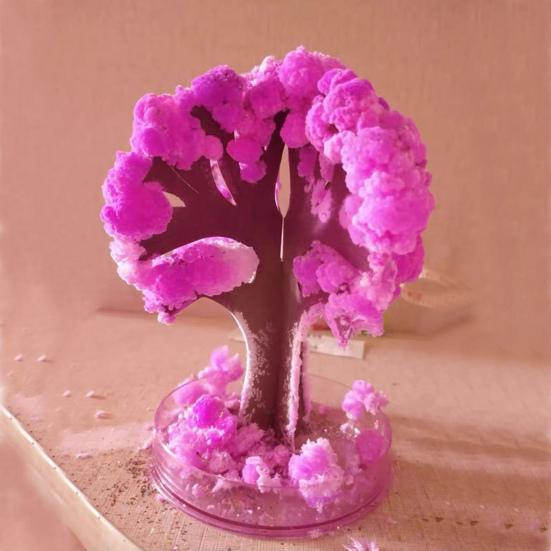 Волшебное выращивание рождественской елки DIY Crystalloid Blossom Tree Kit Простая установка Обучающий набор для выращивания Crystalloid Tree Подарок на праздник для детей