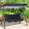Swing Chair Canopy Replacement Top Cover Swing Chair Cover 2 /3 Seater Waterproof  Dustproof Balcony Garden Swing Chair Cover
