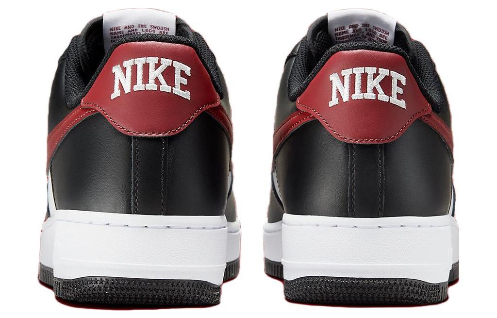 Nike Air Force 1 Low '07 Черный Белый Темно-Командный Красный FZ4615-001