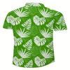Men's Hawaiian Short Sleeved Casual Shirt with Digital Printing for Vacation Style, Suitable for Outdoor Activities