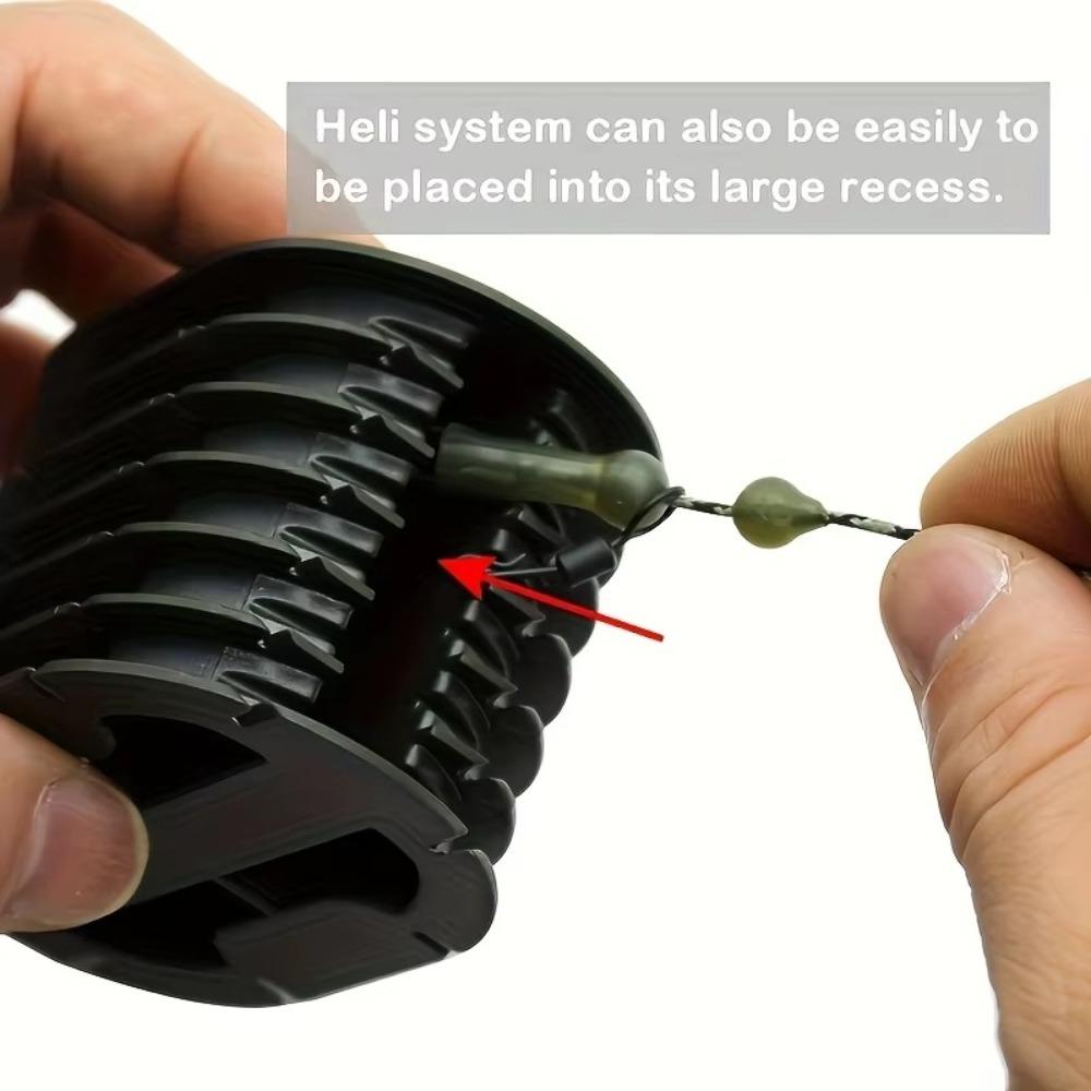 Holds 6 Leaders Fishing Leader Storage Box Tangle-Free Design Carp Fishing line Storage