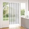 Insect Screen Door Curtain Chenille Grey and White 100 x 200 cm