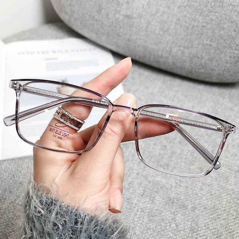 Fashion Square Frame Glasses Anti Blue Light Glasses Men Women Optical Transparent Computer Spectacle Eyeglass Uv400