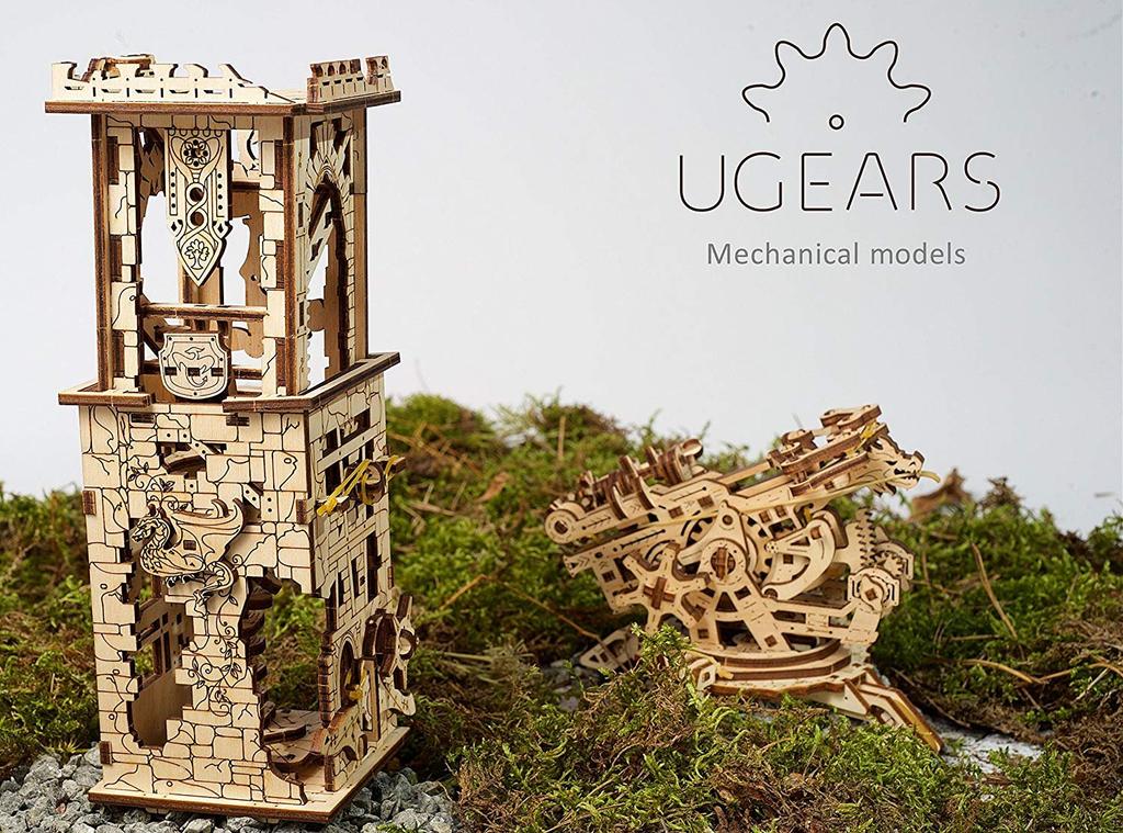 Ugears Арчбаллиста и осадная башня 70048 Деревянная игрушка 3D головоломка Арчбаллиста-башня
