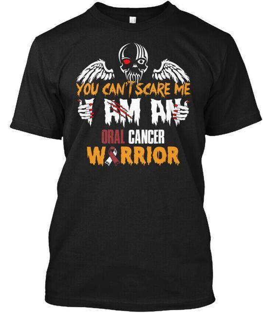 Halloween Oral Cancer T-Shirt Made in the USA Size S to 5XL