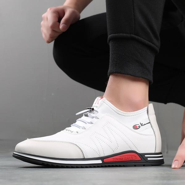 Новые мужские кожаные туфли, повседневные туфли для гольфа, мужская спортивная обувь, дышащая противоскользящая обувь, легкая спортивная обувь