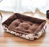 Classical pet Mat Fashion Dog Kennel Bed House Breathable Cotton Soft Cat Nest Dog Warm Bed for Small Medium Dog