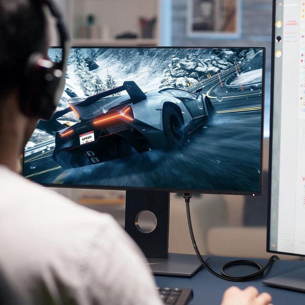 Ugreen Nw107 Rj45/Cat 7 Stp Network Cable 5M - Black