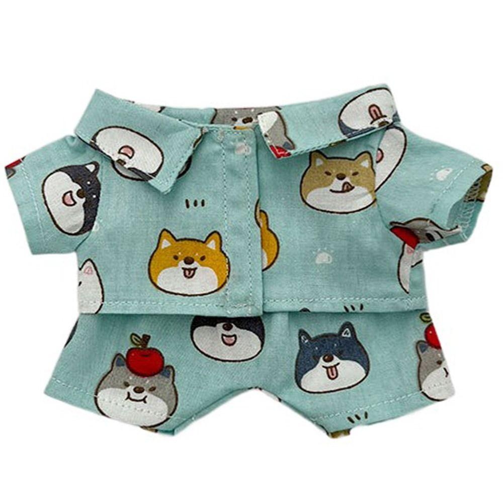 Наряд Хлопковая Набивная Мини Одежда Кукла Рубашка Кукла Подкладка 20 см Одежда для Куклы Фирут Одежда для Сна