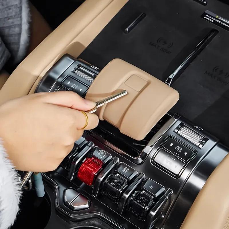 For BYD Equation Leopard 8 Car Silicone Gear Cover Head Protective Anti-scratch Case Decorative Interior Supplies Accessories