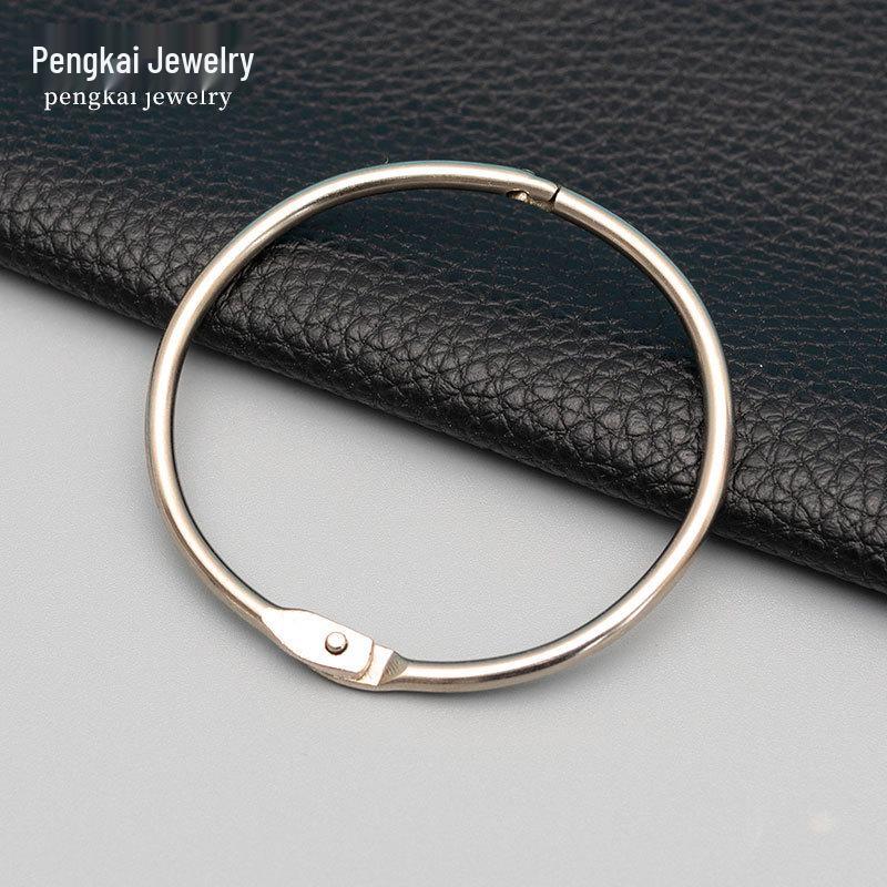 Металлические кольца-зажимы для DIY альбомов, украшений и брелоков