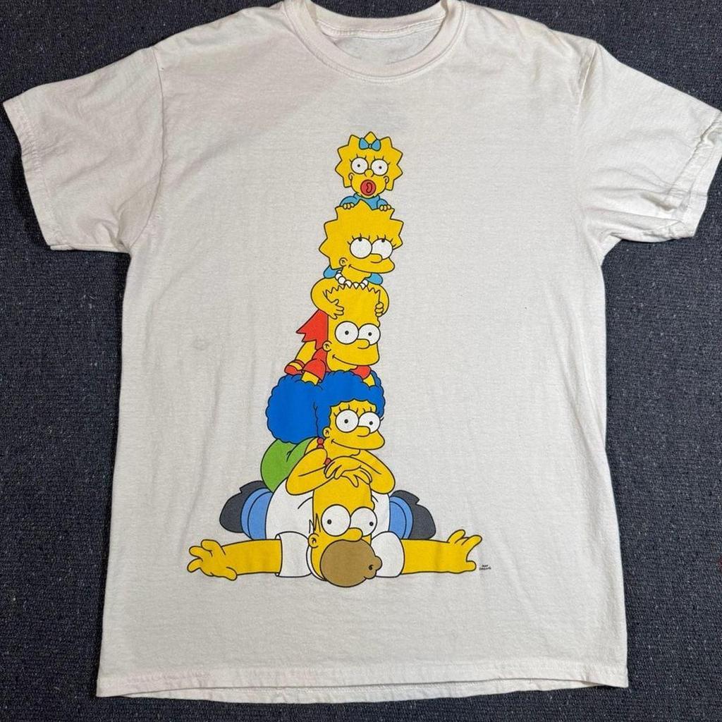 The Simpsons Family Stack Graphic TShirt