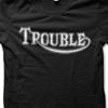 Футболка для байкеров и мотоциклистов, футболка Trouble Custom Motorcyclist 9070
