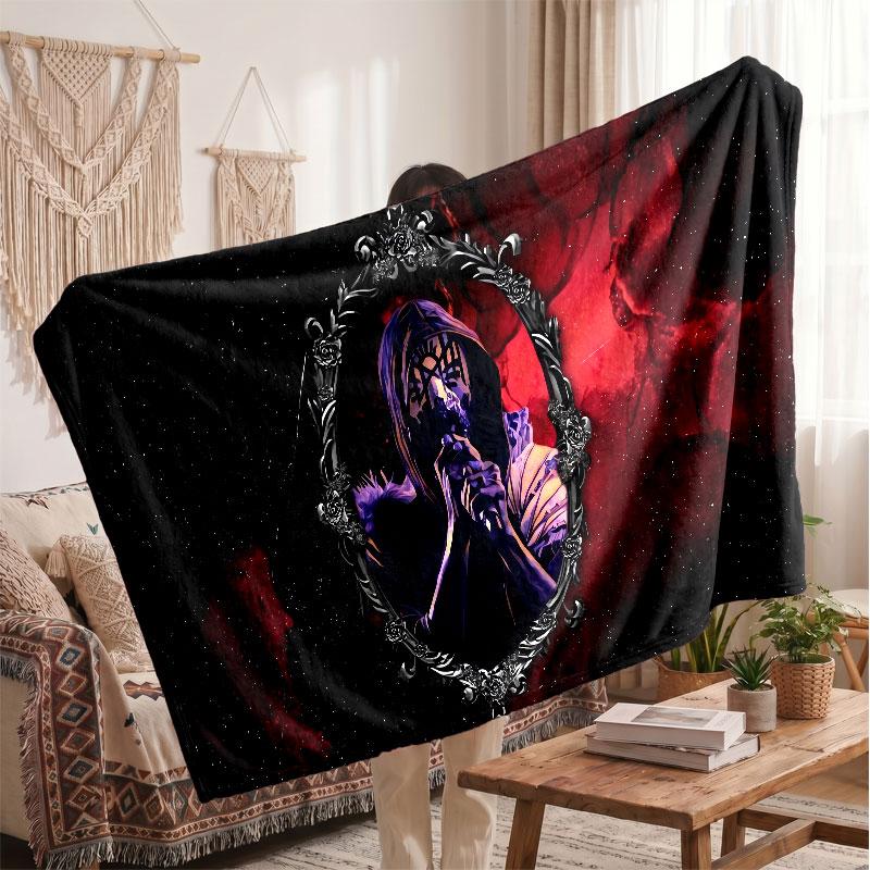 Warm Flannel BlanketSleep Token Soft Cozy Throw Blanket for Bedroom Couch