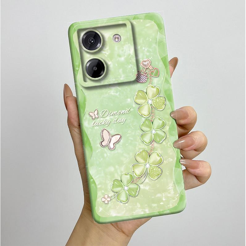 For Xiaomi Poco M7 Pro 5G Case Aesthetic Butterfly Flower Silicone Soft Shockproof Coque Cover For XiaomiPocoM7Pro Fundas Bumper